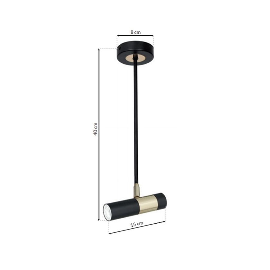 Lampadario LED a sospensione DALLAS 1xGU10/3W/230V