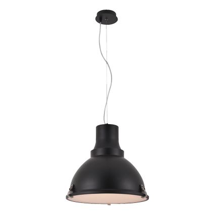 Lampadario LED a sospensione INDUSTRY 1xE27/60W/230V nero