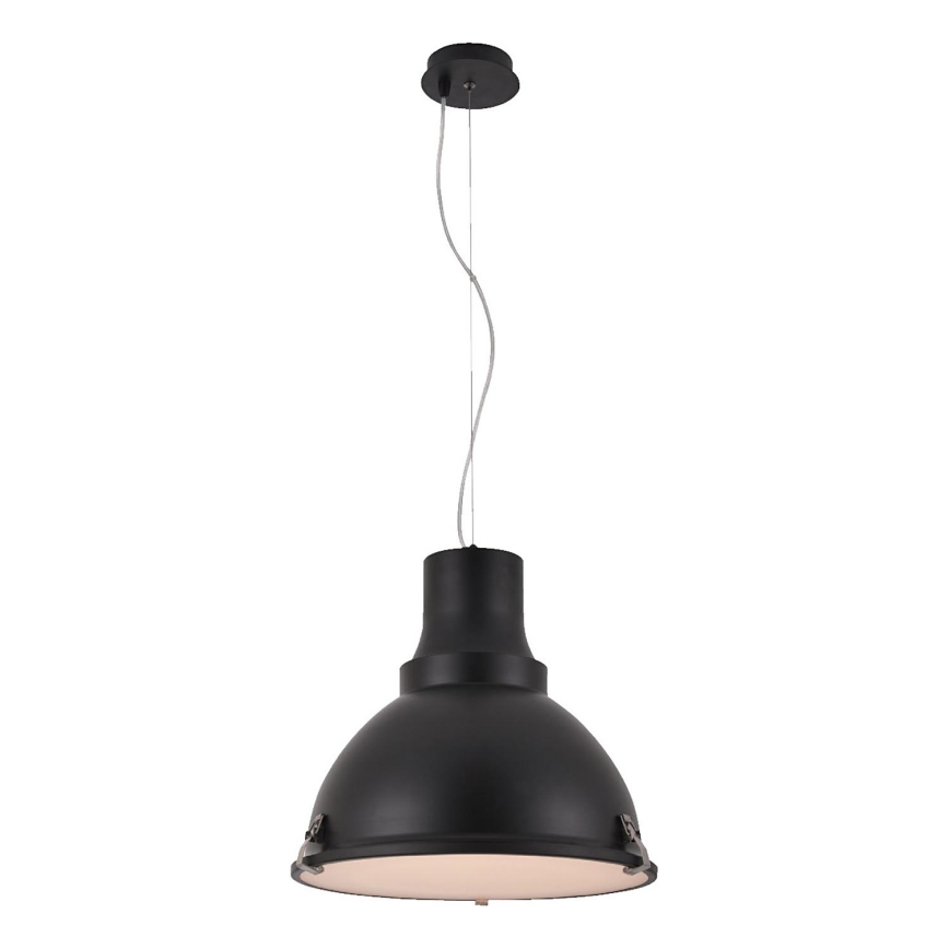 Lampadario LED a sospensione INDUSTRY 1xE27/60W/230V nero