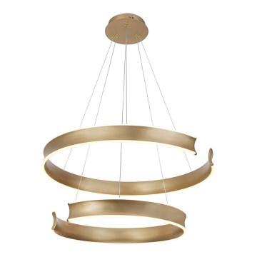 Lampadario LED a sospensione MARLEN LED/84W/230V oro