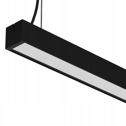 Lampadario LED a sospensione su cavo/a plafone LED/44W/230V 3000K 120 cm nero