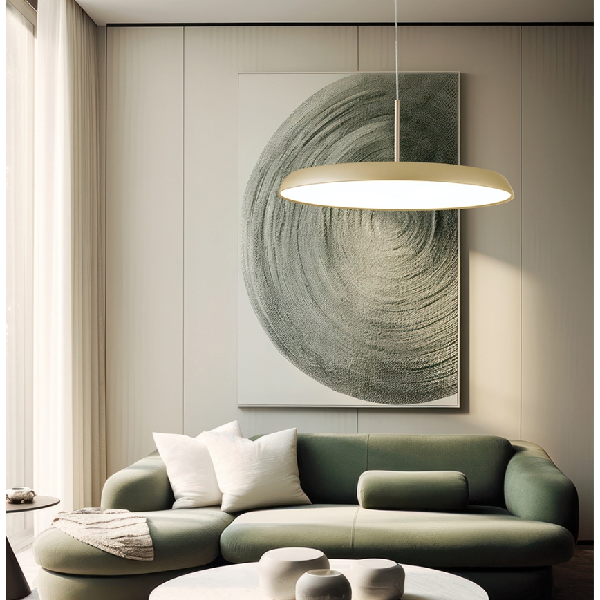Lampadario LED a sospensione su cavo ART LED/41W/230V, colore oro