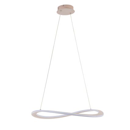Lampadario LED a sospensione su cavo CASHMERE LED/40W/230V diam. 59,5 cm bianco