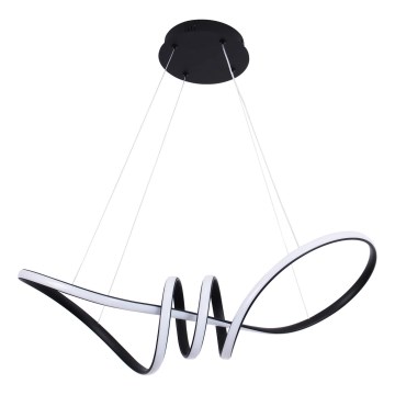 Lampadario LED a sospensione su cavo FLAVIA LED/44W/230V nero