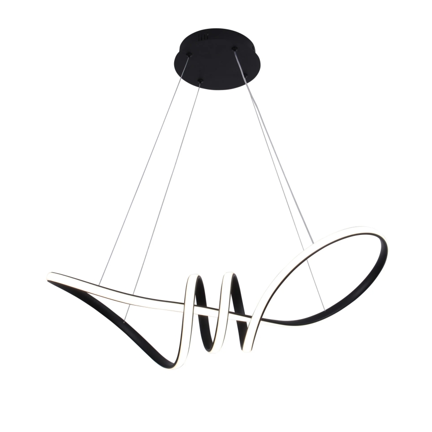 Lampadario LED a sospensione su cavo FLAVIA LED/44W/230V nero