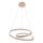 Lampadario LED a sospensione su cavo GLOW LED/75W/230V 4000K Ø 60 cm dorato