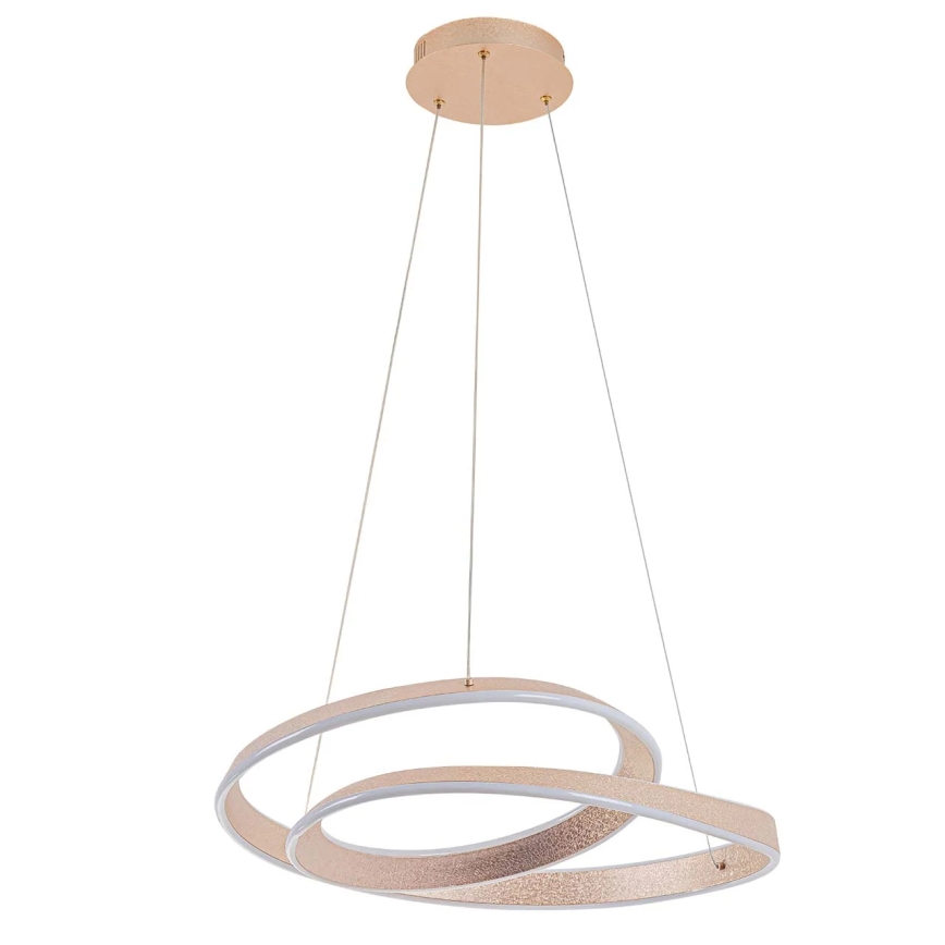 Lampadario LED a sospensione su cavo GLOW LED/75W/230V 4000K Ø 60 cm dorato