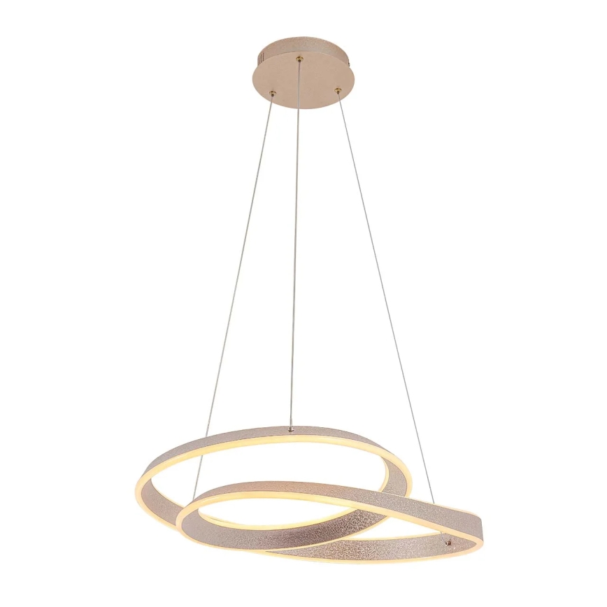 Lampadario LED a sospensione su cavo GLOW LED/75W/230V 4000K Ø 60 cm dorato