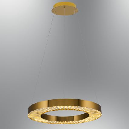 Lampadario LED a sospensione su cavo JESI LED/35W/230V 3000K Ø 60 cm, bronzo