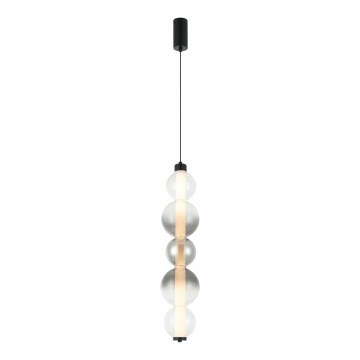 Lampadario LED a sospensione su cavo LUMMI LED/19W/230V nero/fumé