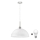 Lampadario LED con cavo 1xE27/60W/230V bianco/trasparente