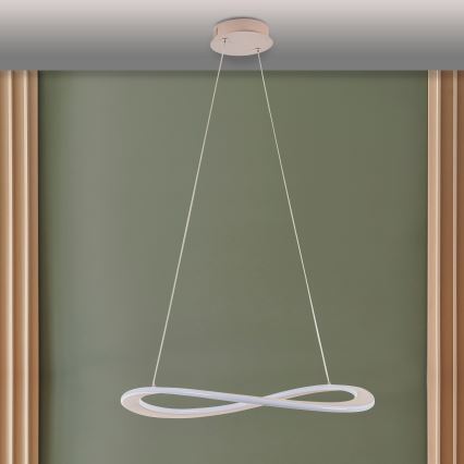 Lampadario LED con cavo CASHMERE LED/40W/230V Ø 59,5 cm beige