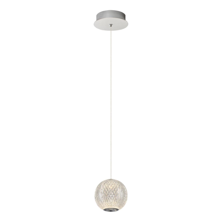 Lampadario LED CREMONA 1xLED/5W/230V 3000K cromo opaco