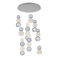 Lampadario LED CREMONA LED/51W/230V 3000K cromo opaco