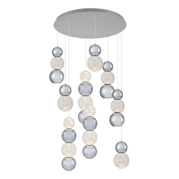 Lampadario LED CREMONA LED/51W/230V 3000K cromo opaco