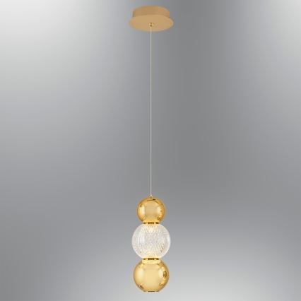 Lampadario LED CREMONA LED/5W/230V 3000K oro