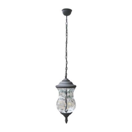 Lampadario LED da esterno a catena MARSYLIA 3xLED/3W/230V nero