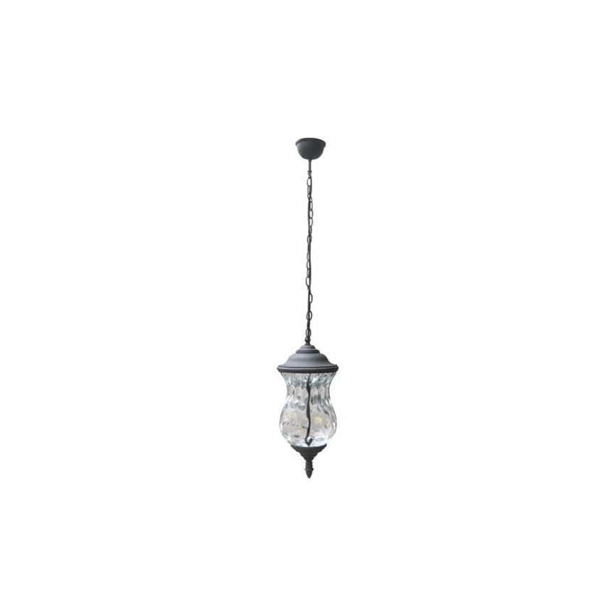 Lampadario LED da esterno a catena MARSYLIA 3xLED/3W/230V nero