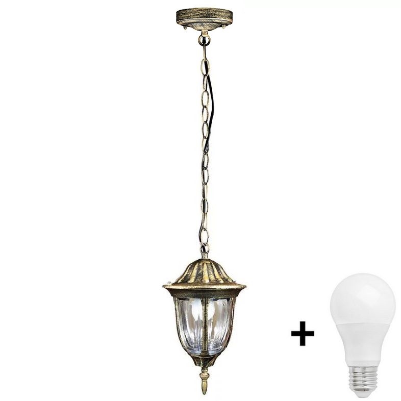 Lampadario LED da esterno FLORENCJA 1xE27/10W/230V IP43