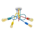Lampadario LED da soffitto per bambini OXFORD 4xE27/10W/230V