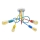 Lampadario LED da soffitto per bambini OXFORD 4xE27/10W/230V