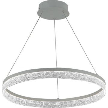 Lampadario LED dimmerabile a sospensione con cavo ALIANZ LED/60W/230V 3000-6000K, diametro 80 cm + telecomando