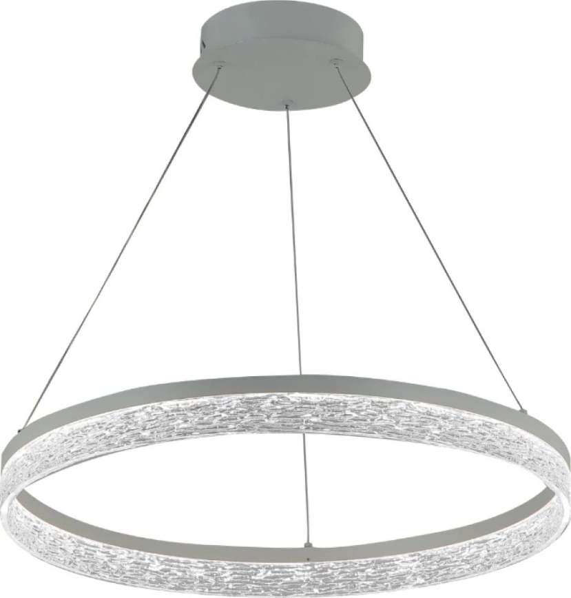 Lampadario LED dimmerabile a sospensione con cavo ALIANZ LED/60W/230V 3000-6000K, diametro 80 cm + telecomando