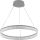 Lampadario LED dimmerabile a sospensione con cavo ALIANZ LED/60W/230V 3000-6000K, diametro 80 cm + telecomando