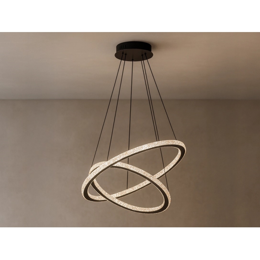 Lampadario LED dimmerabile a sospensione con cavo LED/150W/230V 3000-6500K + telecomando