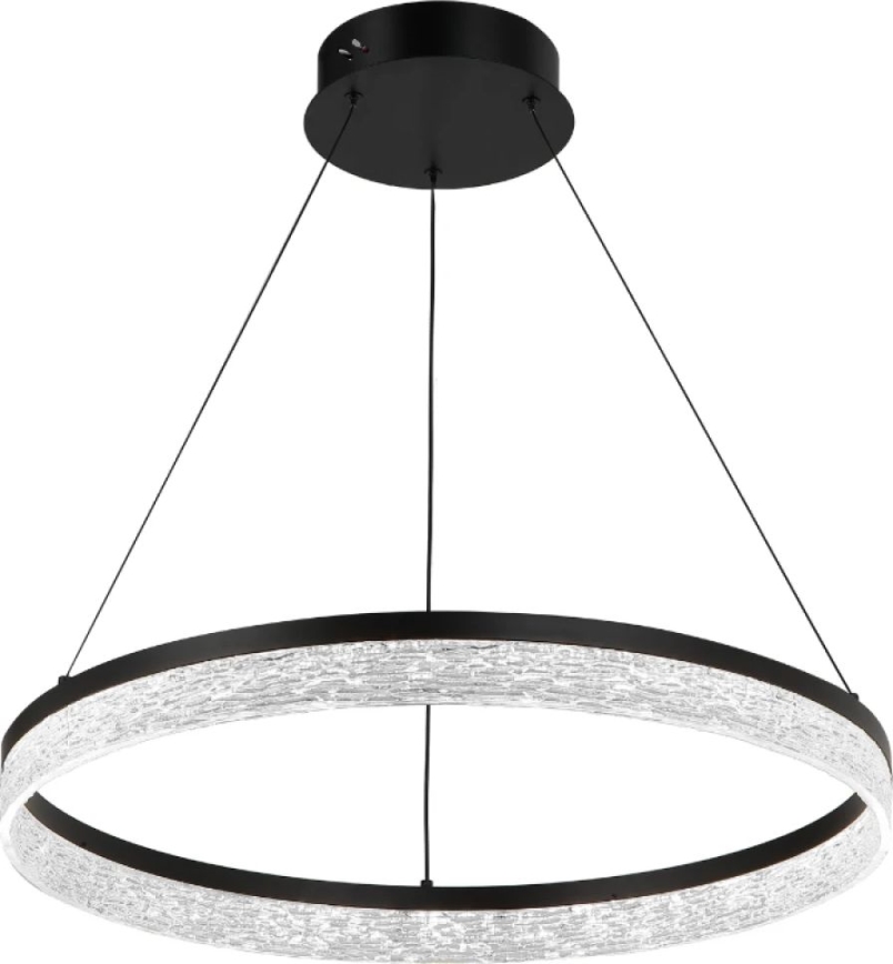 Lampadario LED dimmerabile a sospensione su cavo ALIANZ, 60W/230V, 3000–6000K, Ø 80 cm + telecomando
