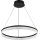 Lampadario LED dimmerabile a sospensione su cavo ALIANZ, 60W/230V, 3000–6000K, Ø 80 cm + telecomando