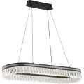 Lampadario LED dimmerabile in cristallo sospeso su cavo THALIA LED/50W/230V 3000-6000K + telecomando