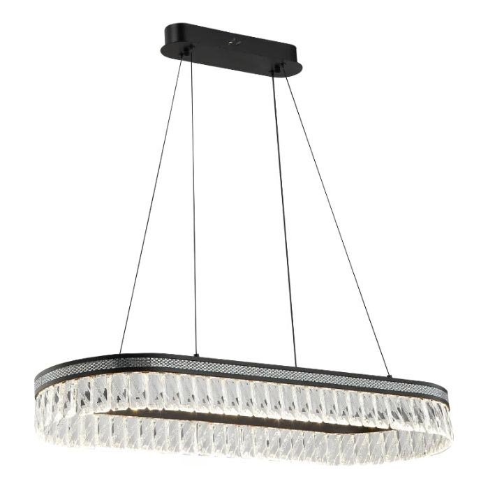 Lampadario LED dimmerabile in cristallo sospeso su cavo THALIA LED/50W/230V 3000-6000K + telecomando