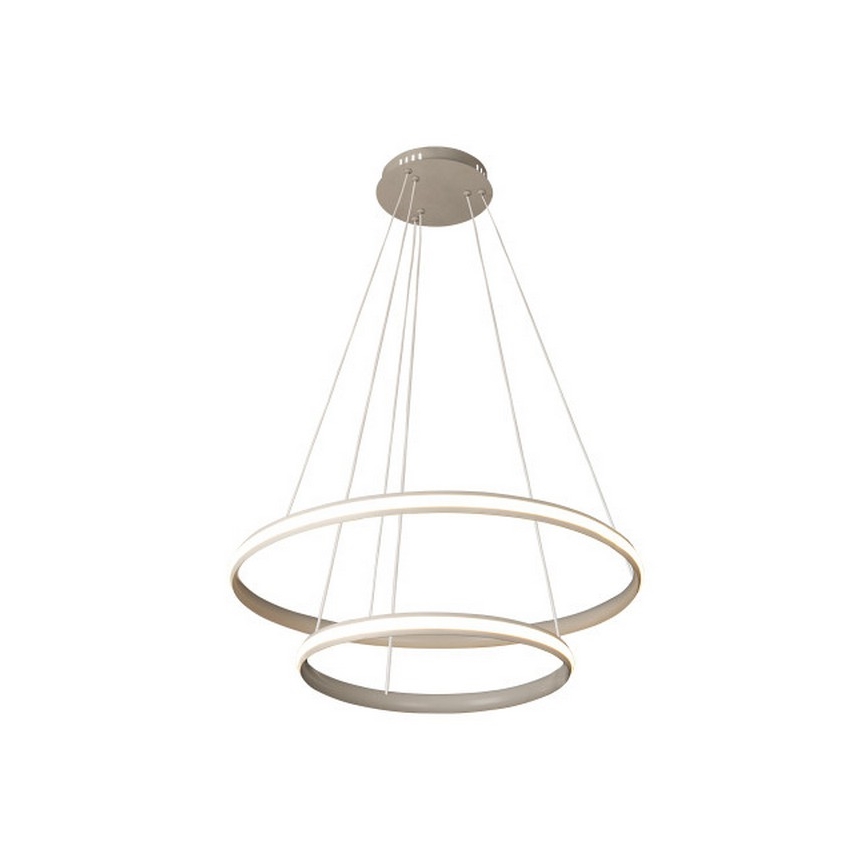 Lampadario LED dimmerabile a sospensione con cavo LED/90W/230V 3000-6500K Ø 60 cm + telecomando