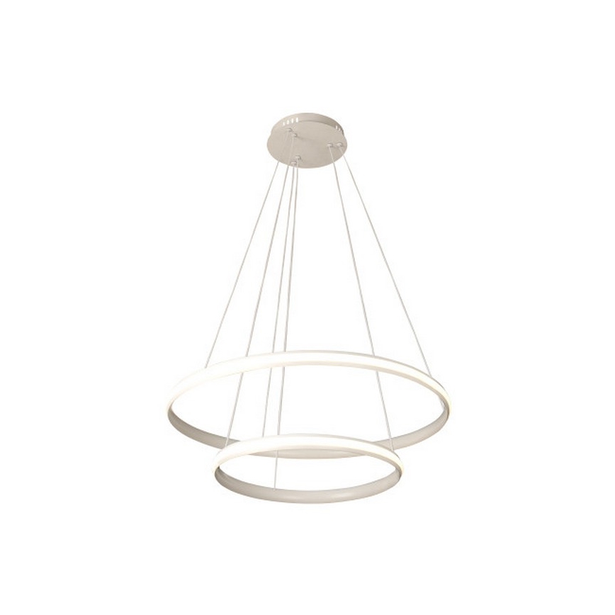 Lampadario LED dimmerabile a sospensione con cavo LED/90W/230V 3000-6500K Ø 60 cm + telecomando