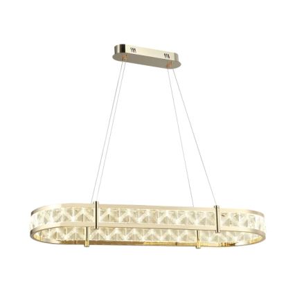 Lampadario a sospensione in cristallo dimmerabile su cavo ENRIQUE LED/50W//230V 3000-6000K + telecomando