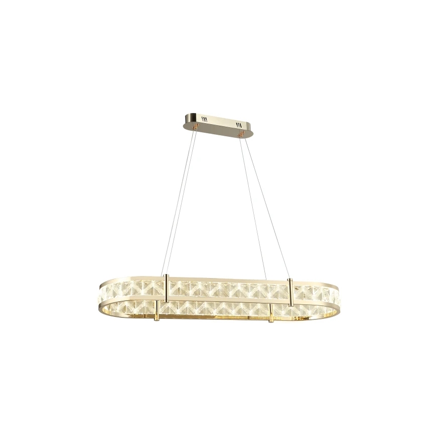 Lampadario a sospensione in cristallo dimmerabile su cavo ENRIQUE LED/50W//230V 3000-6000K + telecomando