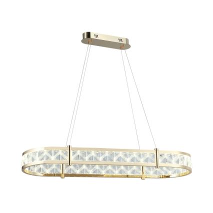 Lampadario a sospensione in cristallo dimmerabile su cavo ENRIQUE LED/50W//230V 3000-6000K + telecomando