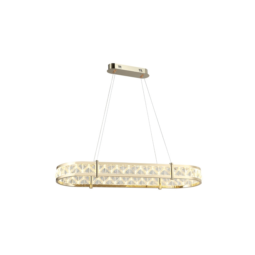 Lampadario a sospensione in cristallo dimmerabile su cavo ENRIQUE LED/50W//230V 3000-6000K + telecomando