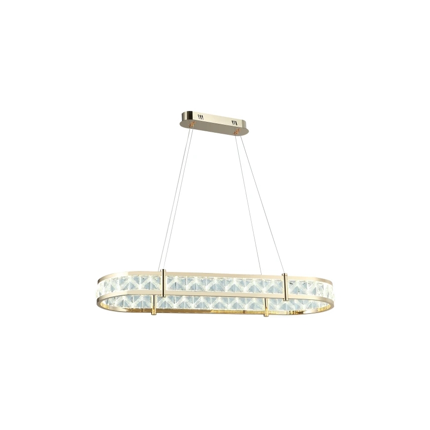 Lampadario a sospensione in cristallo dimmerabile su cavo ENRIQUE LED/50W//230V 3000-6000K + telecomando