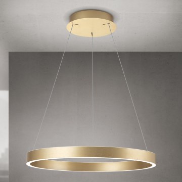 Lampadario LED dimmerabile su cavo KOLK LED/60W/230V 2700/3000/4000K diam. 60 cm dorato
