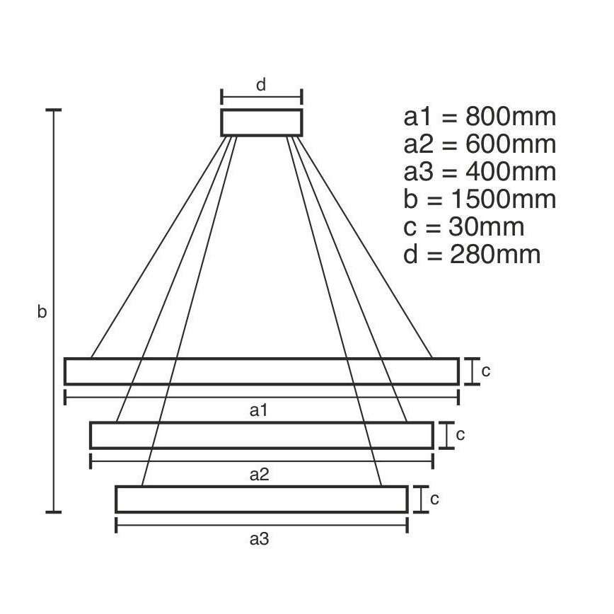 Lampadario a sospensione in cristallo dimmerabile a LED su cavo LED/210W/230V 3000-6500K argento + telecomando