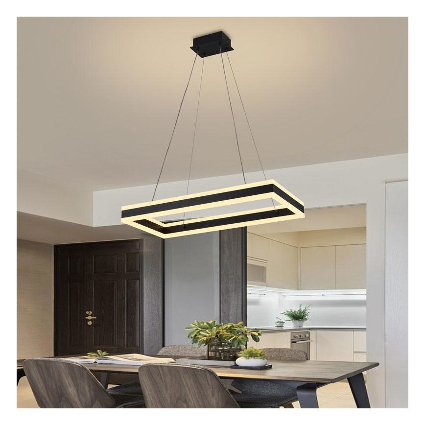 Lampadario LED Dimmerabile su cavo LED/80W/230V 3000-6500K + telecomando