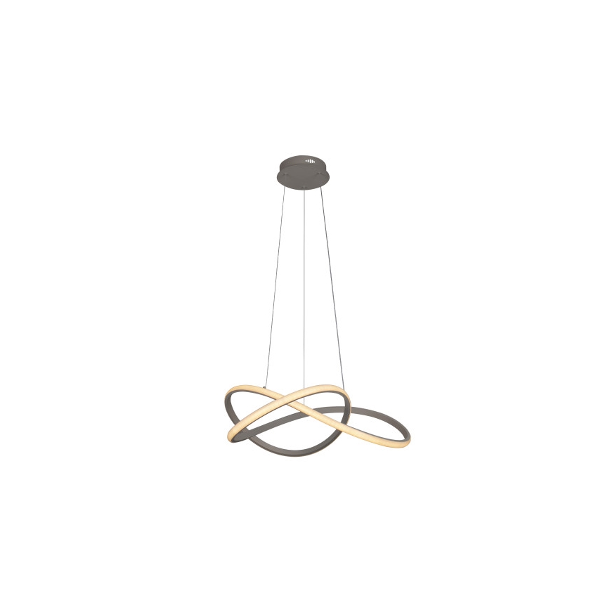 Lampadario LED dimmerabile a sospensione su cavo LED/85W/230V 3000-6500K Ø 60 cm + telecomando