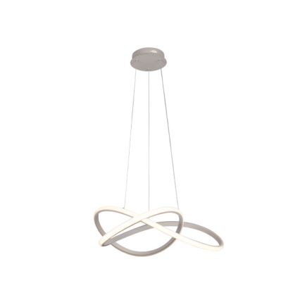Lampadario LED dimmerabile a sospensione su cavo LED/85W/230V 3000-6500K Ø 60 cm + telecomando