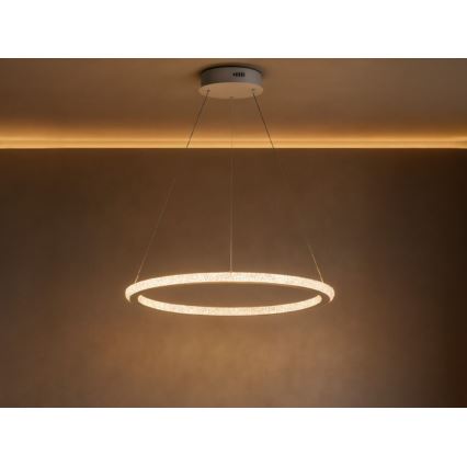 Lampadario LED dimmerabile su cavo, 90W/230V, 3000-6500K, Ø 60 cm + telecomando