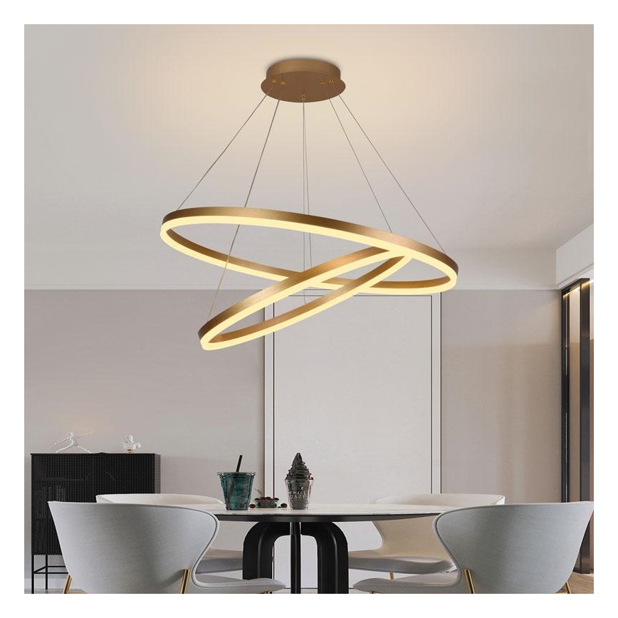 Lampadario LED Dimmerabile su filo LED/100W/230V 3000-6500K + telecomando