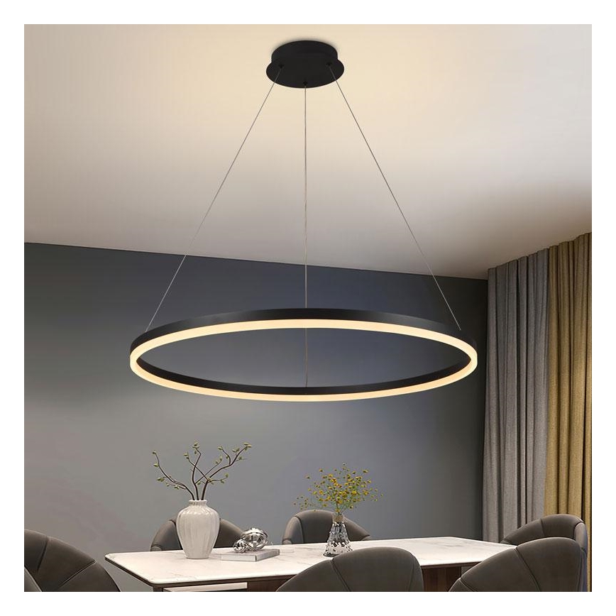 Lampadario LED Dimmerabile su filo LED/55W/230V 3000-6500K + telecomando