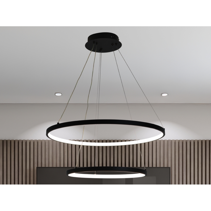 Lampadario LED Dimmerabile su filo LED/75W/230V 3000-6500K + telecomando