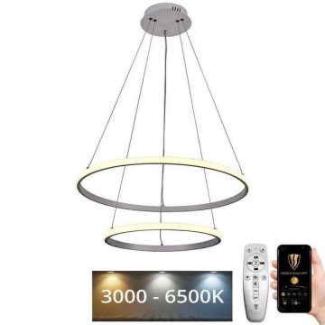 Lampadario LED Dimmerabile su filo LED/75W/230V 3000-6500K + telecomando